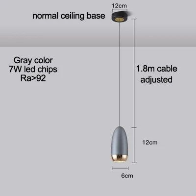 Suspension LED minimaliste à gradation tactile et IRC élevé — LZ4P9XQ