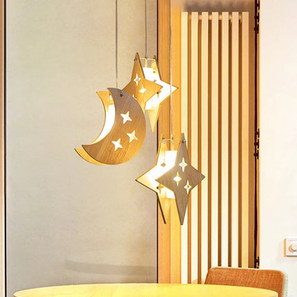 Suspension simple en rondins pour bar moderne — LZ4X9T