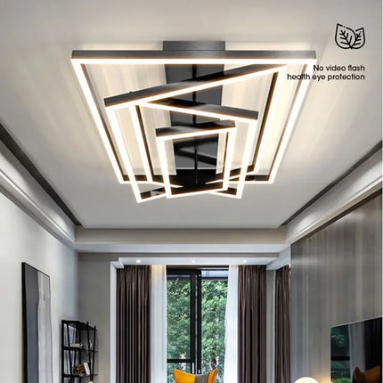 Plafonnier LED au style industriel moderne pour intérieur — LZ4X9P2