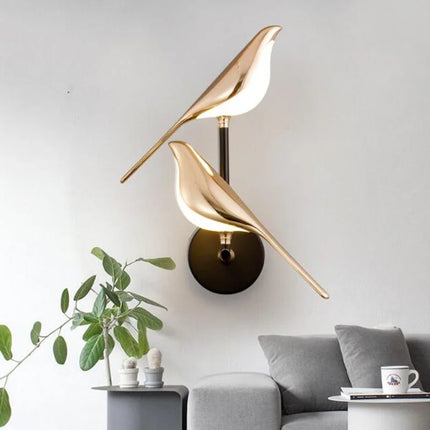 Applique murale LED au design nordique en forme de pie — LZ4X9T2