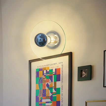 Applique murale en verre rétro romantique avec éclairage LED — LZ4FJ9