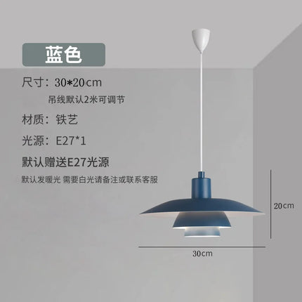 Lustre danois créatif en forme de soucoupe volante pour café et restaurant — LZ4X9M