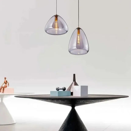 Suspension en verre au design nordique pour intérieur moderne — LZ4X9Q