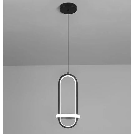lustre moderne avec éclairage led décor intérieur
