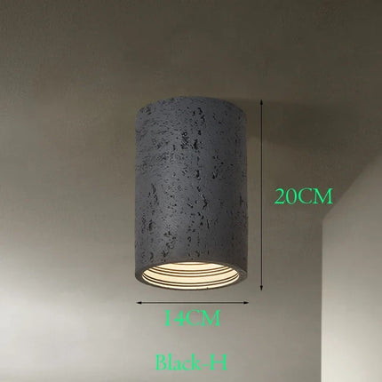 Plafonnier LED style nordique Wabi-Sabi pour intérieur — LZ4X9P2