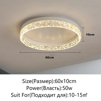 Plafonnier LED moderne nordique réglable et lumineux — LZ4X9J