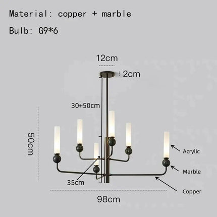 Suspension en marbre naturel à cordon réglable nouvelle collection — LZ4Q7M2