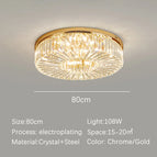 D80CM / Lumière chaude 3000k / Chrome