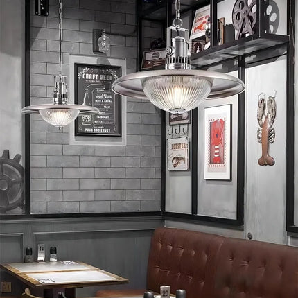 Suspension en verre style rétro wabi-sabi pour intérieur élégant — LZ4N7Q2