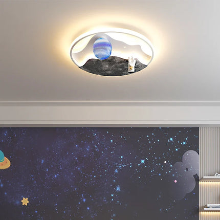 Lustre créatif astronaute lumineux pour décoration intérieure — LZ4X9M