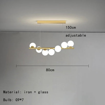 lustre créatif luminaires suspendus réglables pour divers lieux