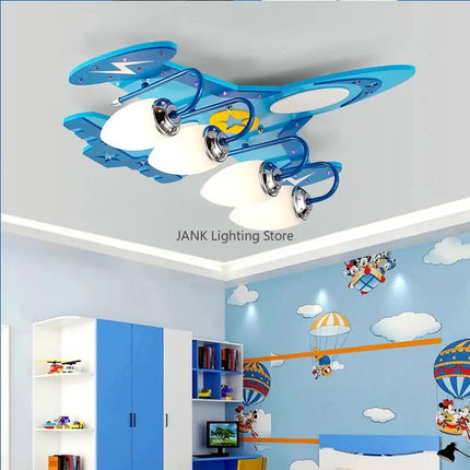 Lustre LED avion pour enfants avec protection des yeux — LZ4X9T2