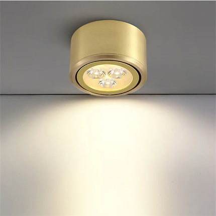 Spot LED orientable en cuivre pour décoration intérieure — LZ4X9T