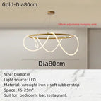 Gold-Dia80cm / Cold White