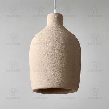 Lustre LED irrégulier fait main style wabi-sabi moderne pour loft — LZ4X9P