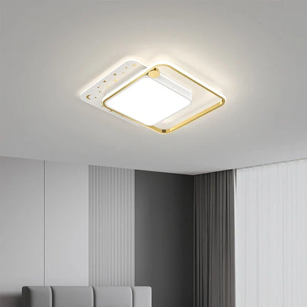 Lustre moderne avec télécommande pour éclairage décoratif intérieur — LZ4X9Q7