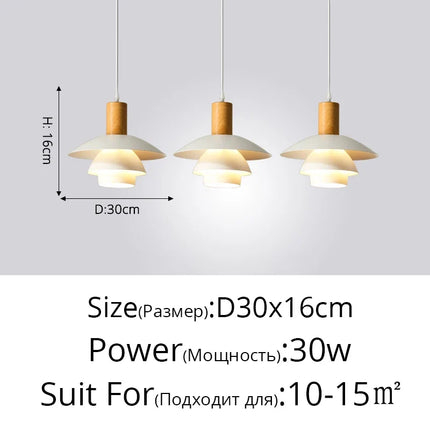 Lustre suspension nordique design wabi-sabi danois PH3/4 pour bar et restaurant — LZ4X9T