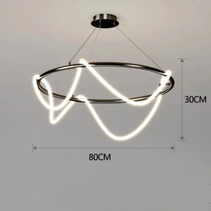 Lustre LED à intensité variable style nordique pour intérieur — LZ4X9JQ