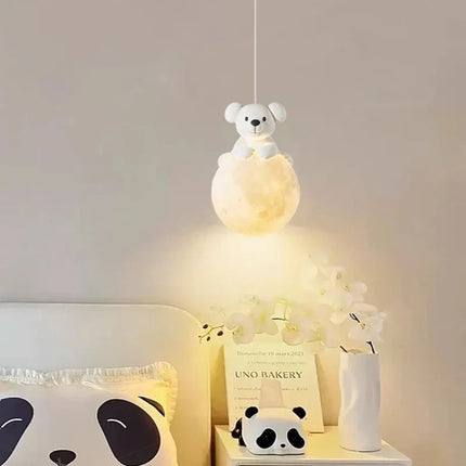 Suspension lumineuse chiot mignon pour décoration chambre enfant — LZ4D7XQ