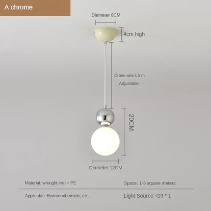 Lustre suspension nordique moderne forme gourde créative — LZ7X9Q