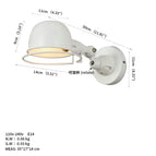 Noir / Avec prise / CHINE | Blanc chaud (2700-3500K)