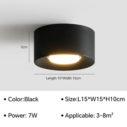 Lustre LED cylindre style nordique pour décoration intérieure — LZ4X9T