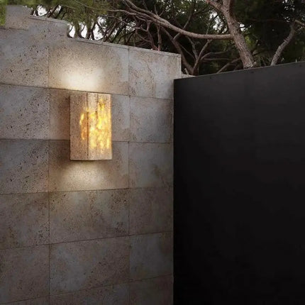 Applique murale LED en marbre style art déco pour éclairage intérieur — LZ4X9T2
