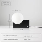 Blanc chaud (2700-3500K) / Lampe de bureau noire
