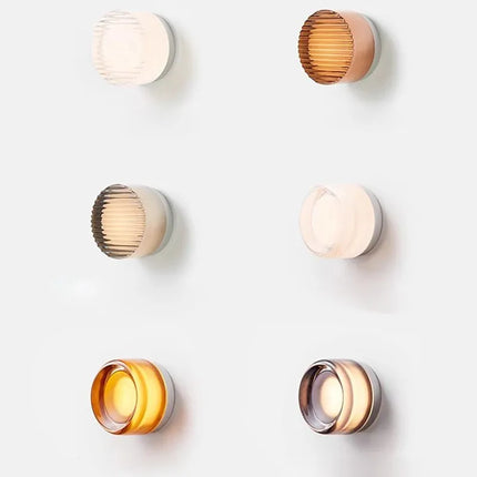 Applique murale LED au design moderne en gelée d'ambre — LZ4Q7X2