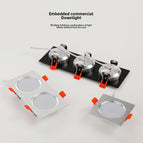 15 W-220 V CA / 3000k / Blanc et argent | CHINE