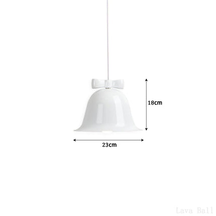 Suspension moderne en forme de cloche avec nœud décoratif — LZ4XJ9