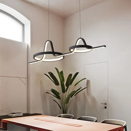 Suspension LED style nordique pour restaurant et bureau — LZ4X9T