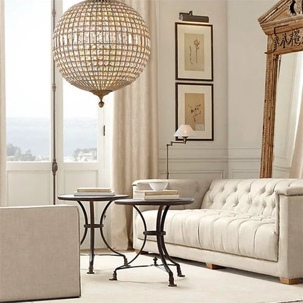 Suspension en cristal K9 style médiéval français pour décoration intérieure — LZ4X9M