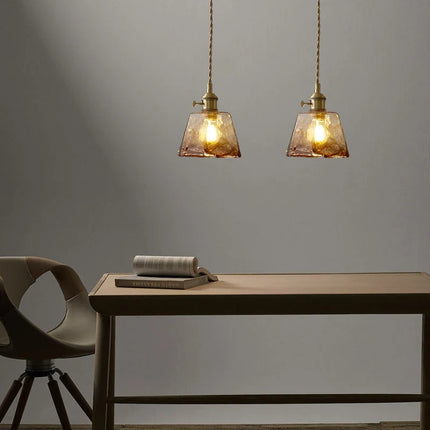 Suspension LED moderne en verre pour décoration intérieure — LZ4QJ7
