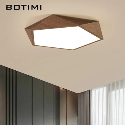 Plafonnier décoratif géométrique en métal et acrylique pour chambre et salle à manger — LZ4X9T