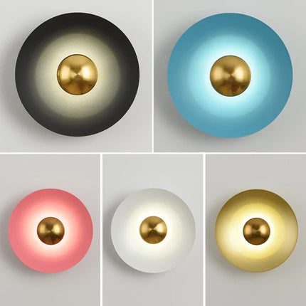 Applique murale LED en fer au design moderne et minimaliste — LZ4XJ9