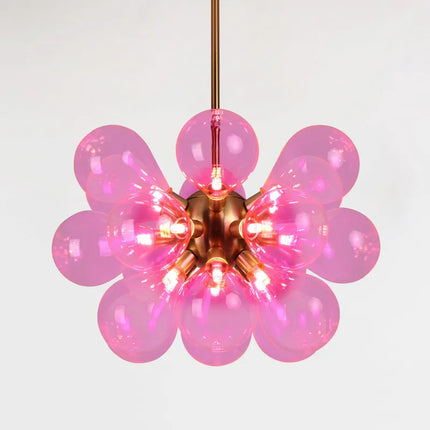 Suspension lustre boule en verre avec LED style nordique — LZ4X9T