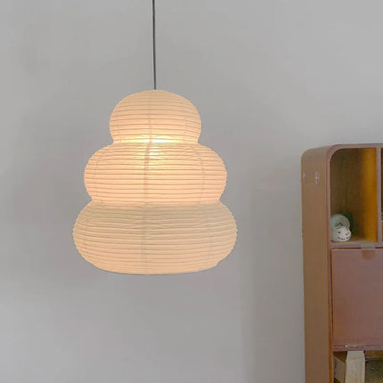 Suspension en papier styliste danois abat-jour manuel rétro