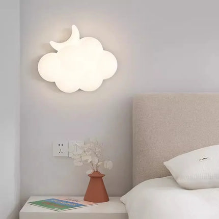 Applique murale nuage blanche au design moderne et chaleureux — LZ4X9T2