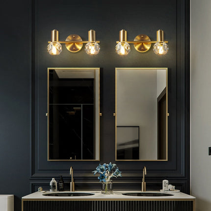 Applique murale LED en cristal doré style luxury Altesse — LZ4Q7N2