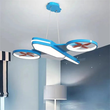 Plafonnier avion nordique dimmable pour chambre d’enfants — LZ4X9P2