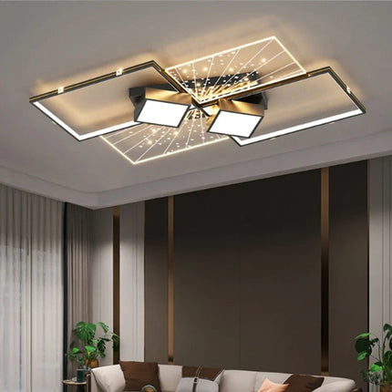 Plafonnier LED moderne pour salon et chambre, design original — LZ4X9T