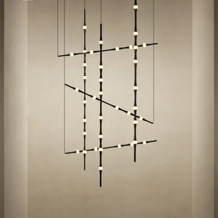 Lustre LED minimaliste au design espagnol pour intérieur élégant — LZ4X9P2