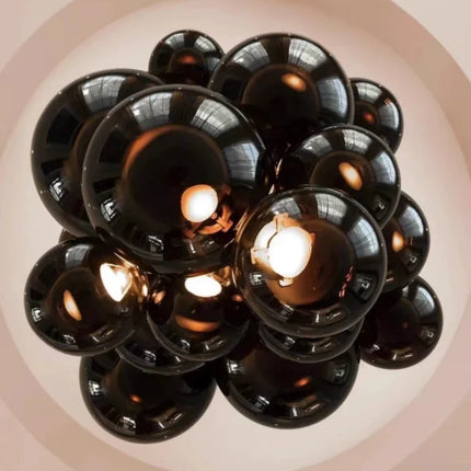 Suspension en verre design italien motif raisin lumineux — LZ4D7Q9