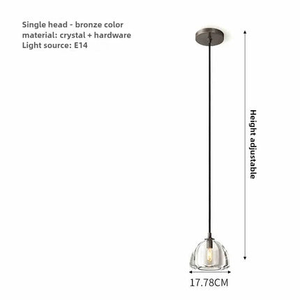 Lustre géométrique en cristal pour intérieur luxueux — LZ4XJ9