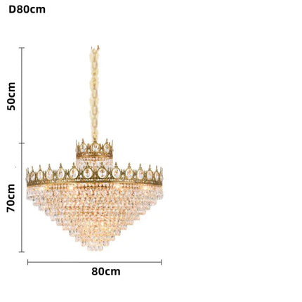 Lustre en cristal au design moderne pour intérieur haut de gamme — LZ4P9XQ