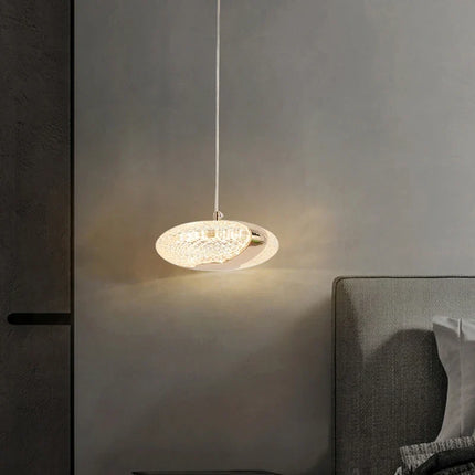 Lustre ovale en cristal avec éclairage LED nordique — LZ4P9X
