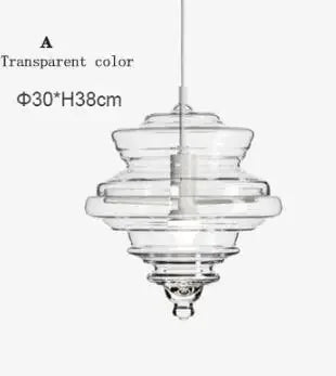Suspension industrielle vintage en verre pour luminaire artistique — LZ4X9P2