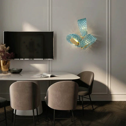 Applique murale décorative en cuivre design fleur créative — LZ4P9XQ