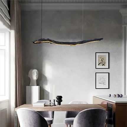 Lustre suspension nordique design wabi-sabi pour bureau et restaurant — LZ4X7P9